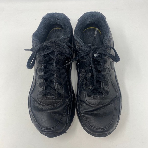 Nike‎ Air Max 90 Triple Black Sneakers CD6864-001 Youth Size 6.5Y - Picture 2 of 14